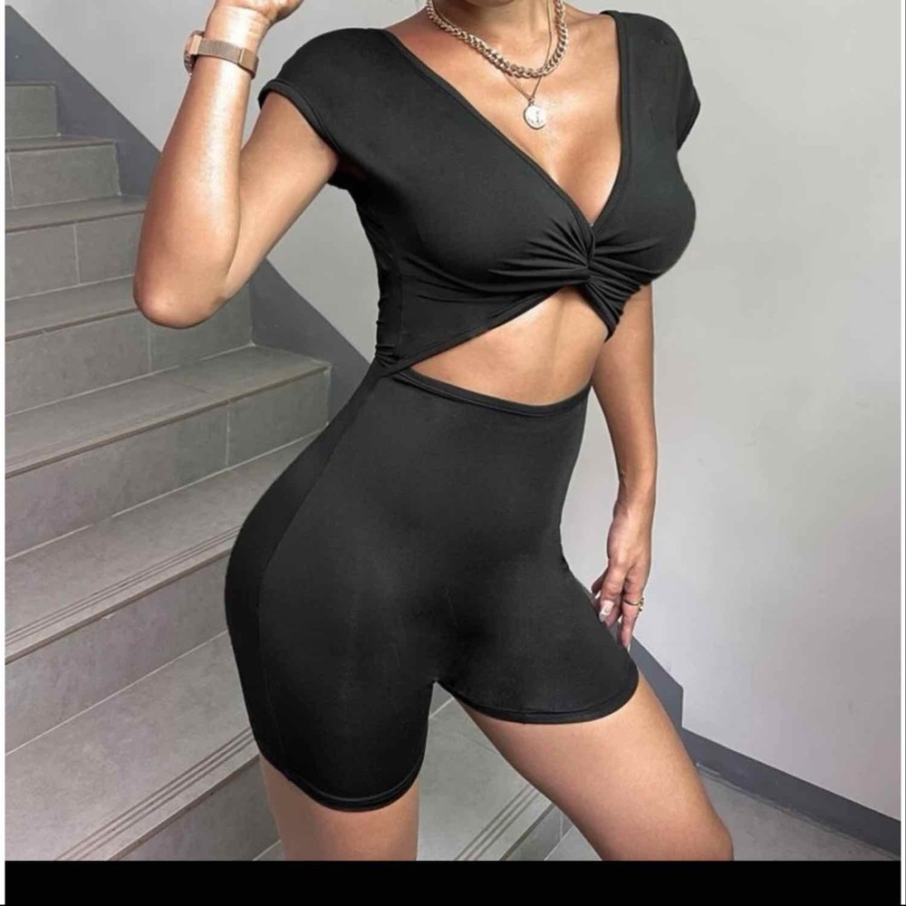 Backless unitard romper - Picture 4 of 7